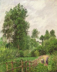 Paysage, temps gris à Eragny, 1899